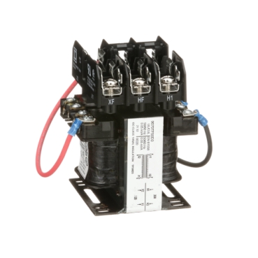 Schneider Electric Control Transformer; 50 VA; 208V Primary; 120V Secondary; Single-Phase; Primary &plus; Secondary Fusing